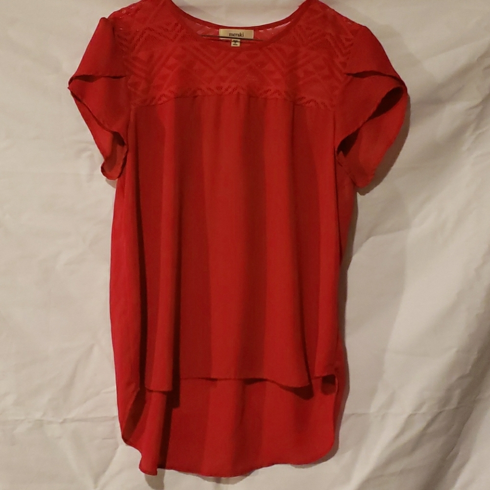 Girls Hot Pink Blouse